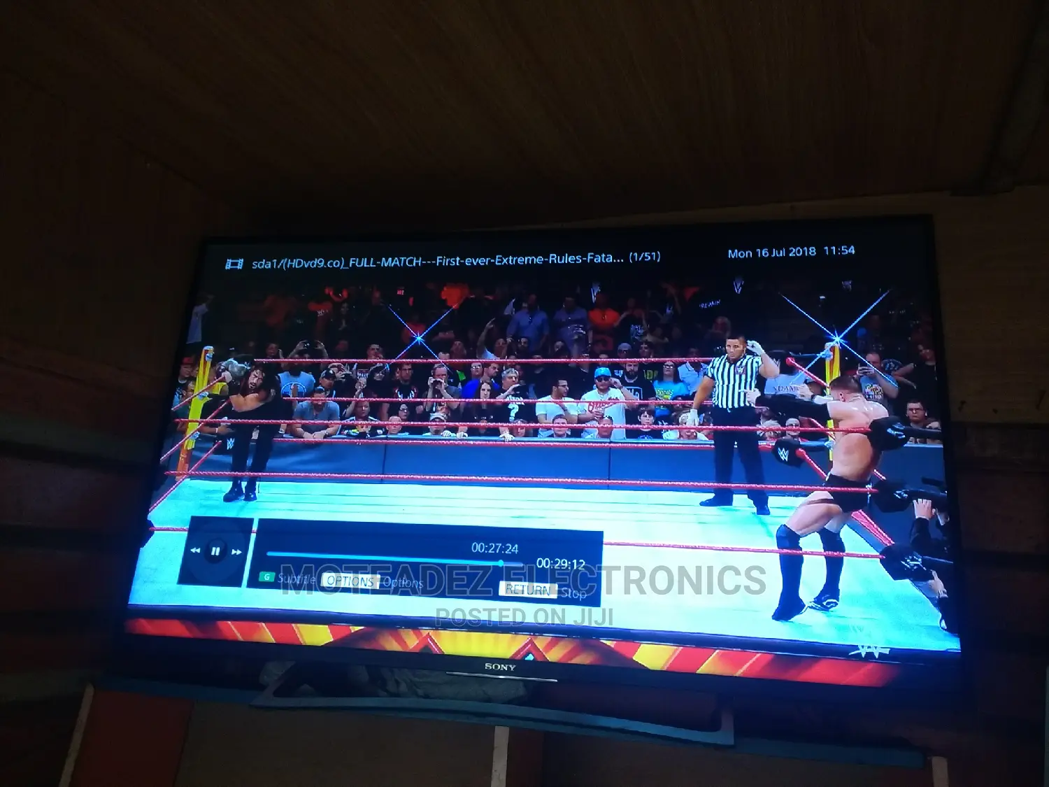 Uk Used Sony 50" Uhd Android Smart Led Tv With Remote