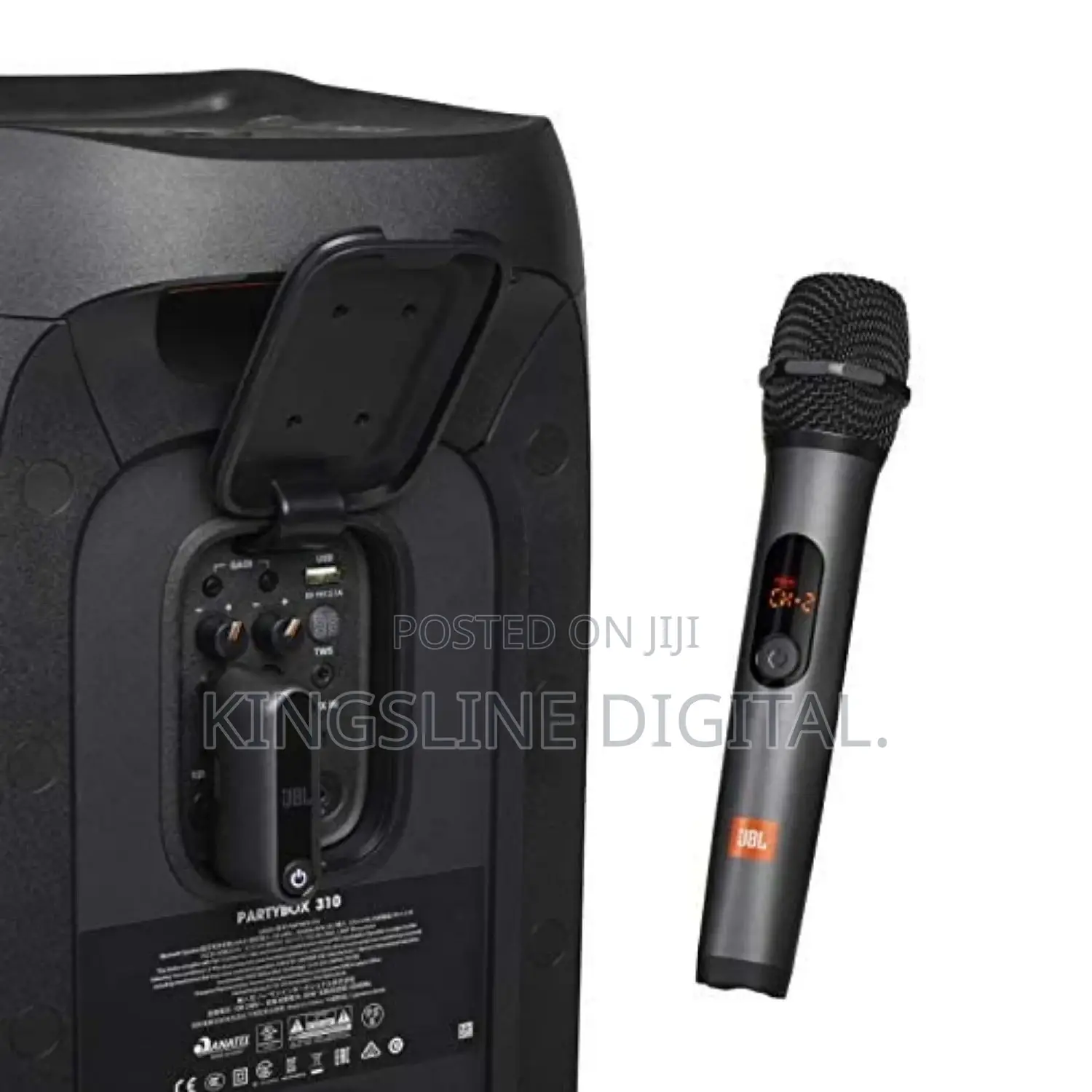 JBL Wireless Microphone Set With 2 Microphones and Receiver