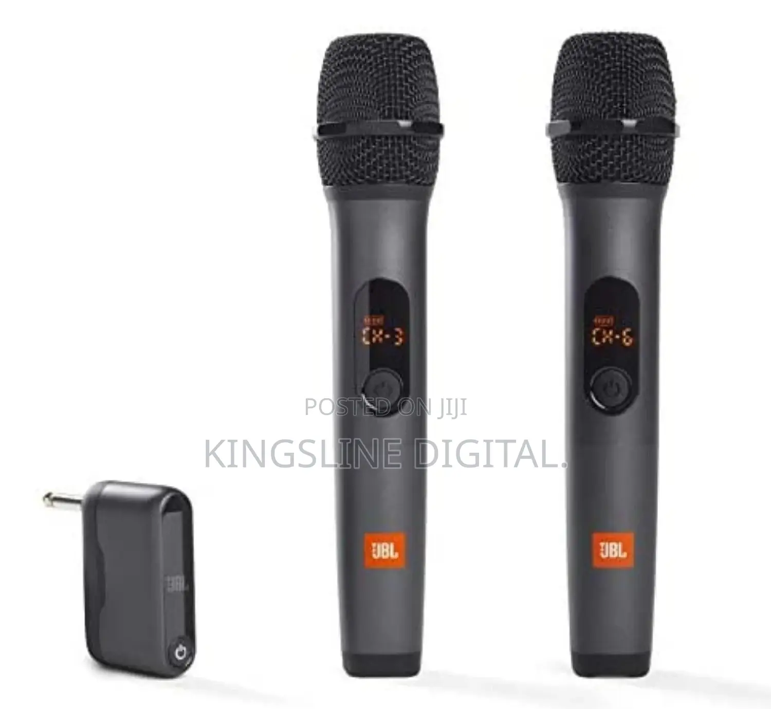 JBL Wireless Microphone Set With 2 Microphones and Receiver