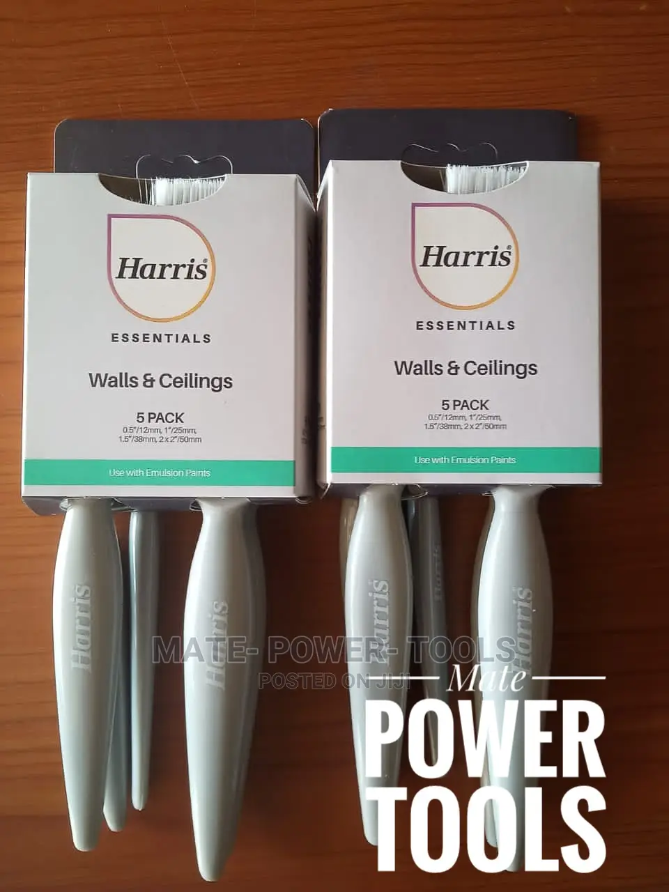 Harris Essentials Walls Ceilings Paint Brush - Pack of 5