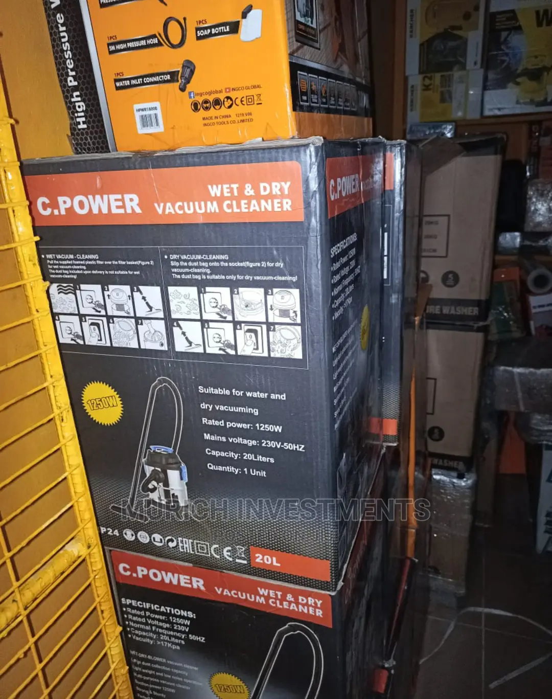 C Power 20L Wet and Dry Vacuum Cleaner