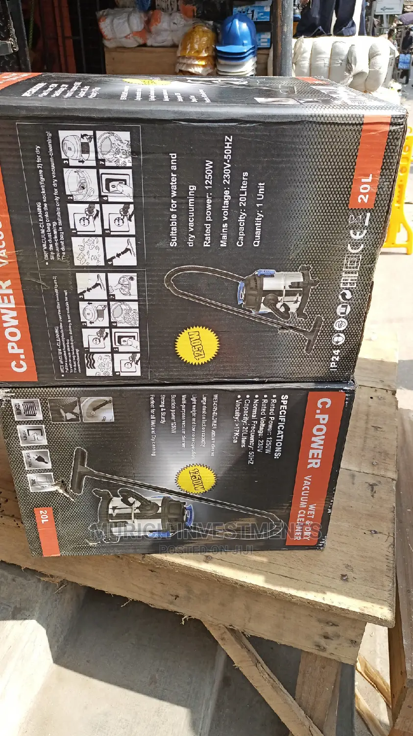 C Power 20L Wet and Dry Vacuum Cleaner