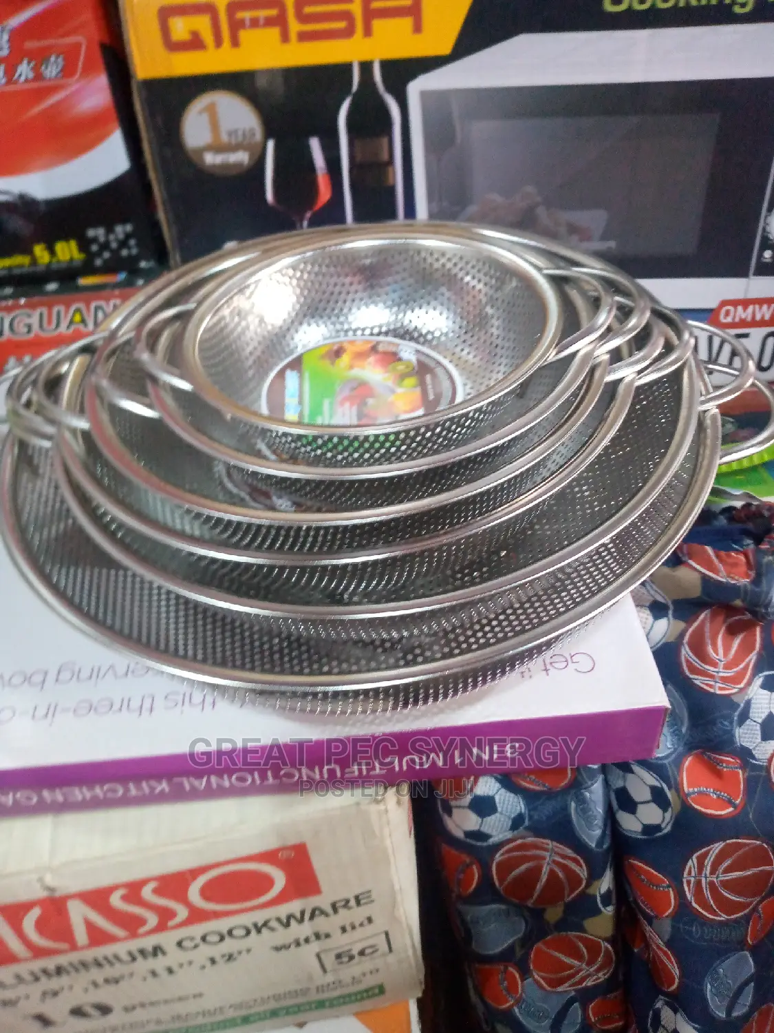 6 Pieces Sieve (Stainless Strainer) - Colander