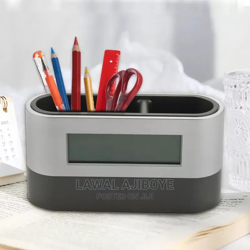 Office Desktop Storage Pen Holder Tools Name Card Container