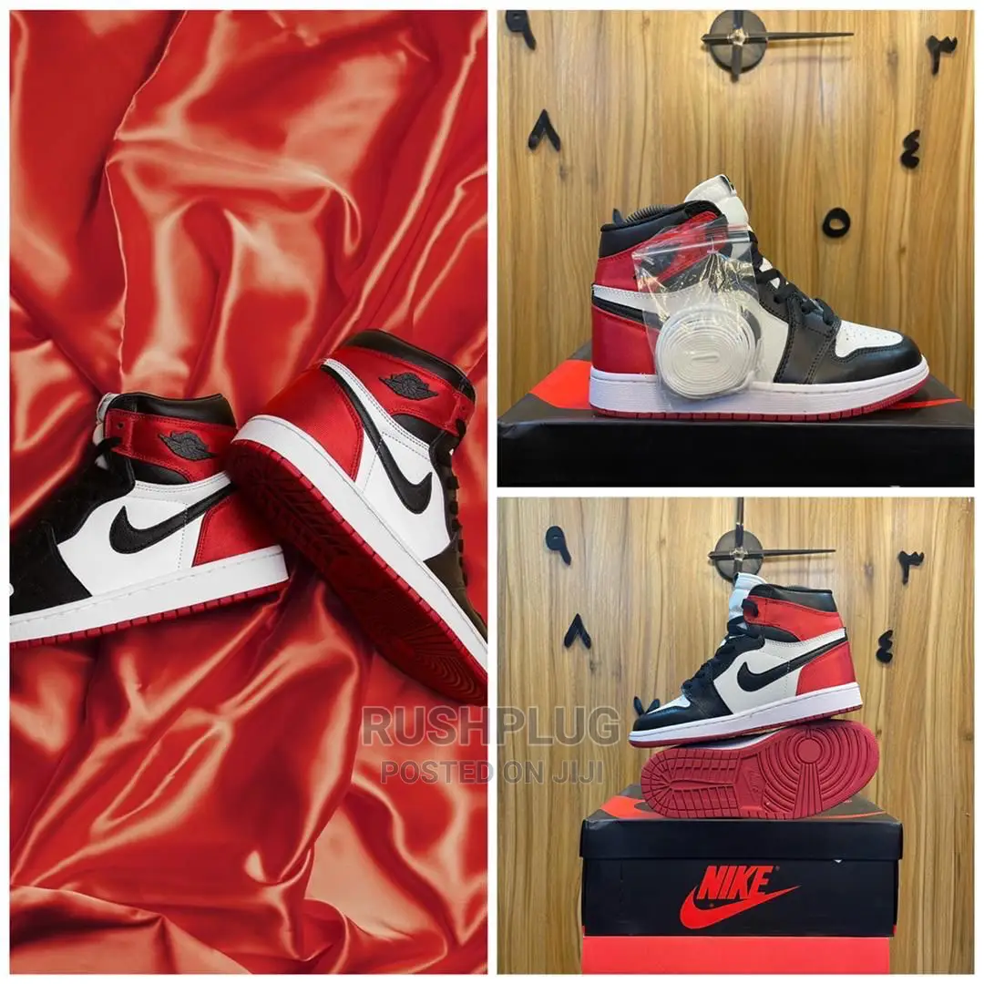 Air Jordan 1 High Retro ‘Black Toe Satin’|