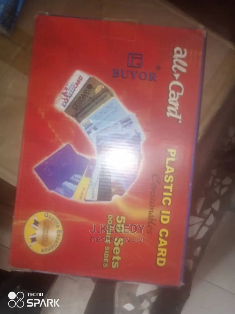A4 Plastic Id Card Consumables