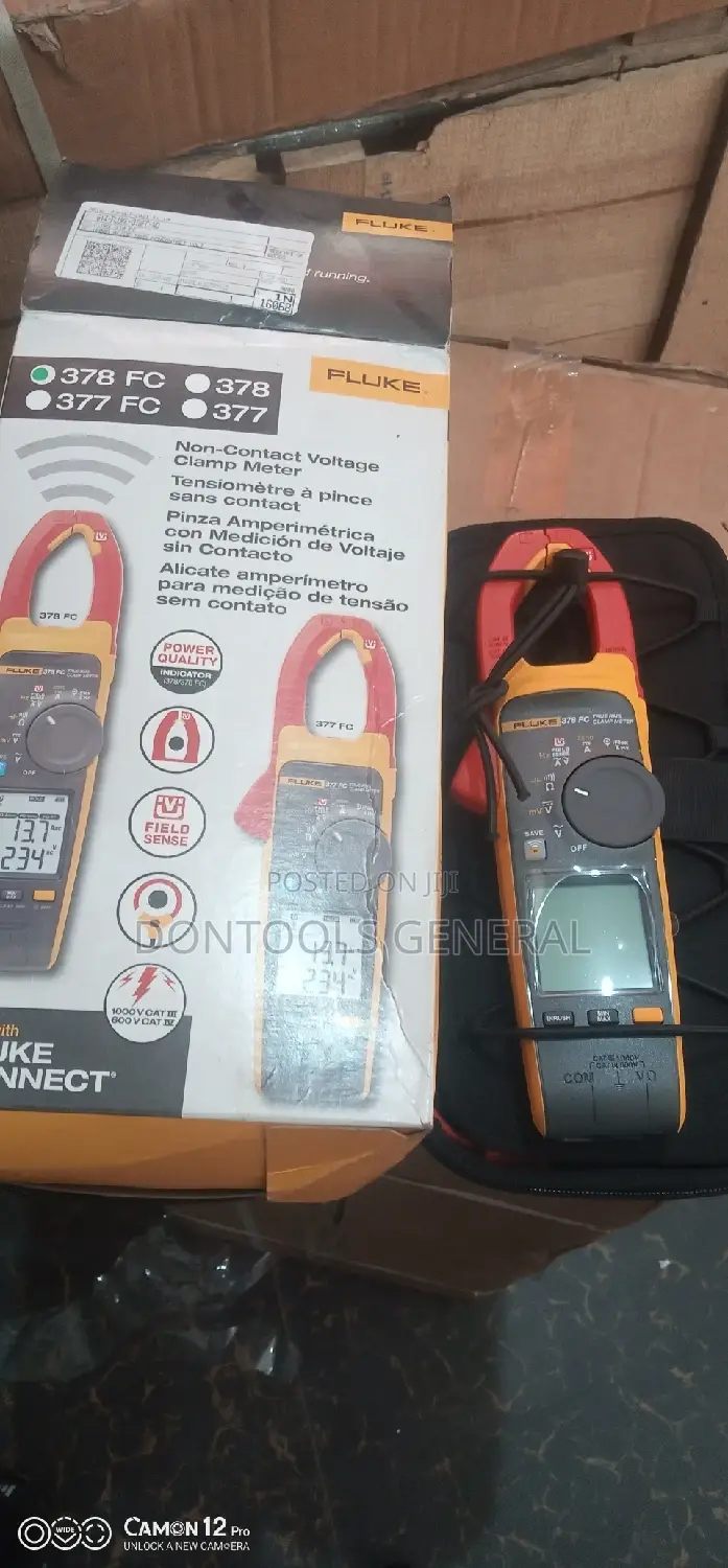 Fluke-378 FC 1000A AC/DC True-Rms Non-Contact Clamp Meter