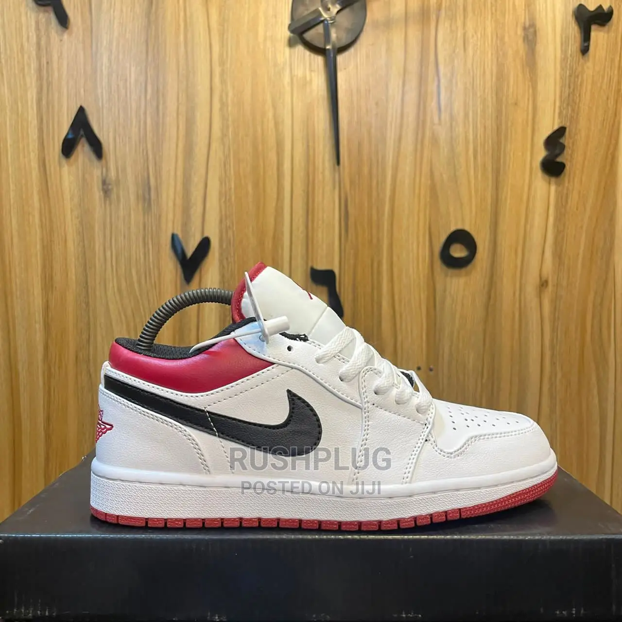 Nike Air Jordan 1 Low White Lucky Red