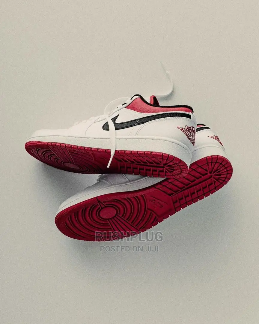 Nike Air Jordan 1 Low White Lucky Red