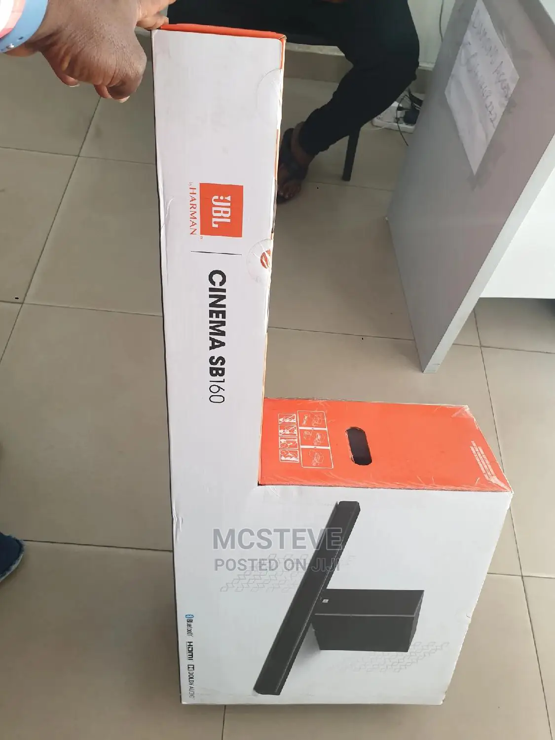 JBL Cinema SB160 Wireless Bluetooth Soundbar Speaker