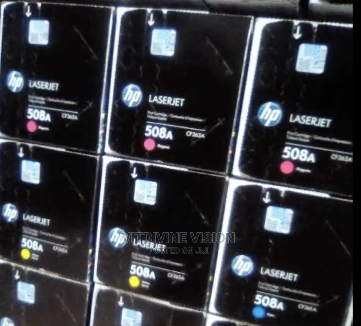Hp 508a Toner Magenta,Cyan,Yellow Hp M553,M552
