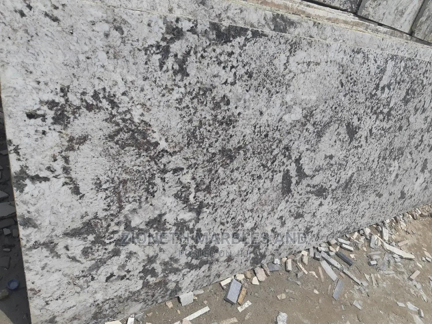 Indian White Granite Slab