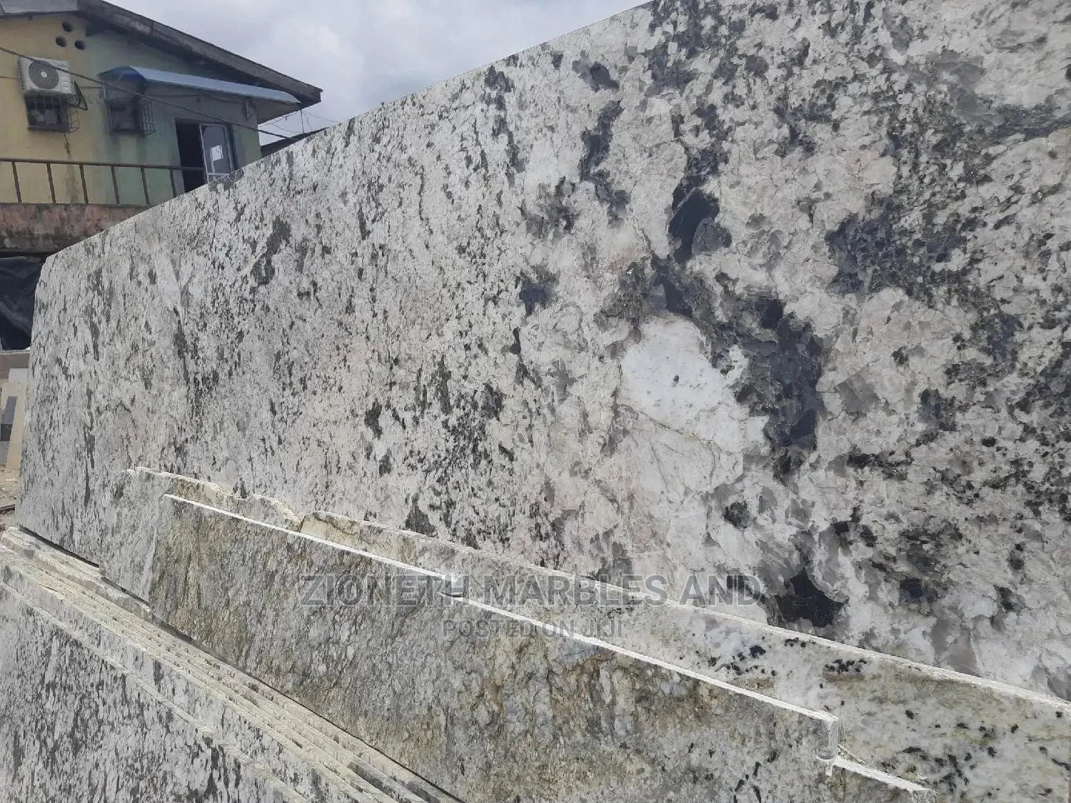 Indian White Granite Slab