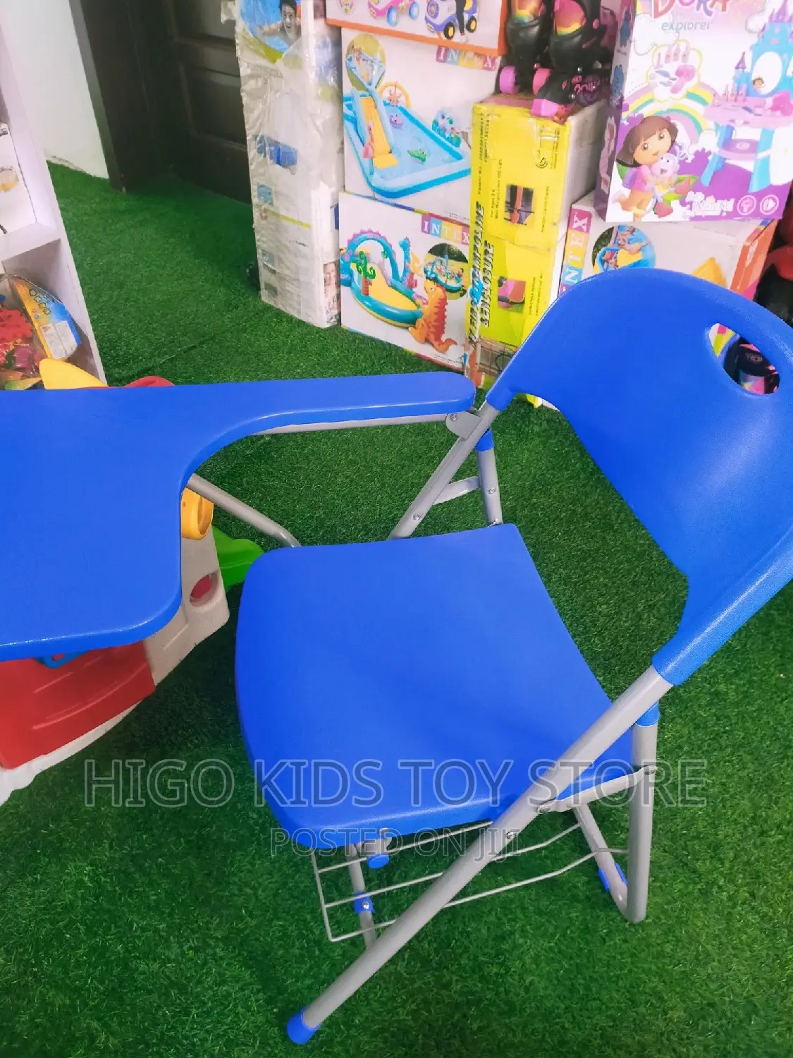 Foldable Classroom Chair With Writing Arm