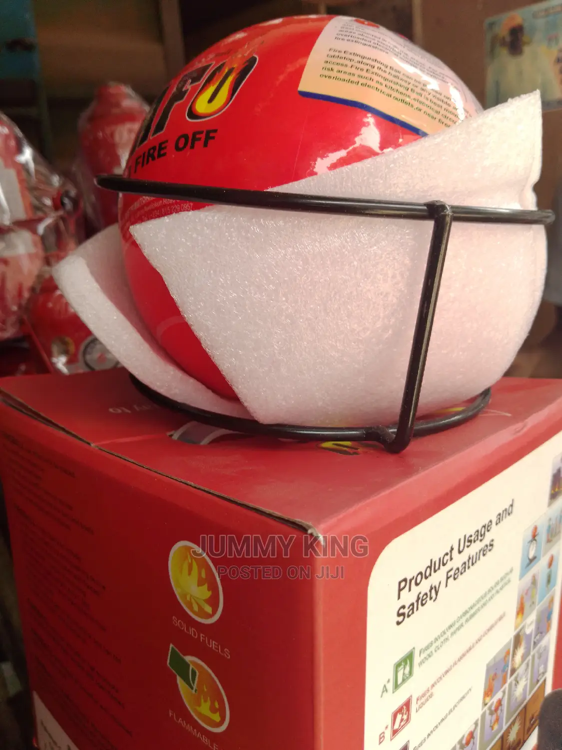 Automatic Fire Extinguisher Ball, Auto Fire Off