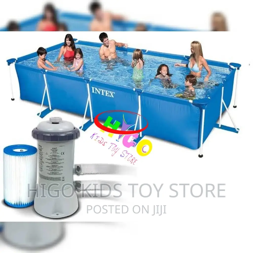 Above Ground 15ft Rectangular Pool With Filter