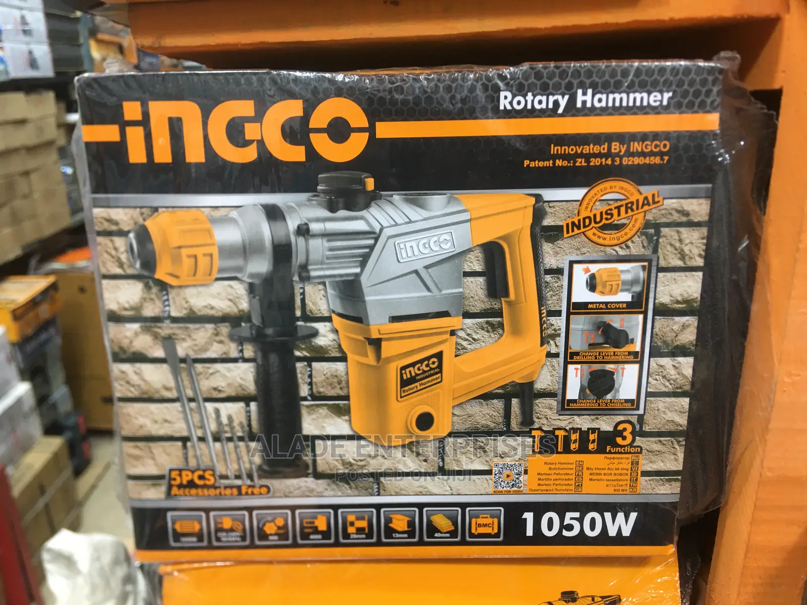 Ingco Industrial Rotary Hammer 1050W
