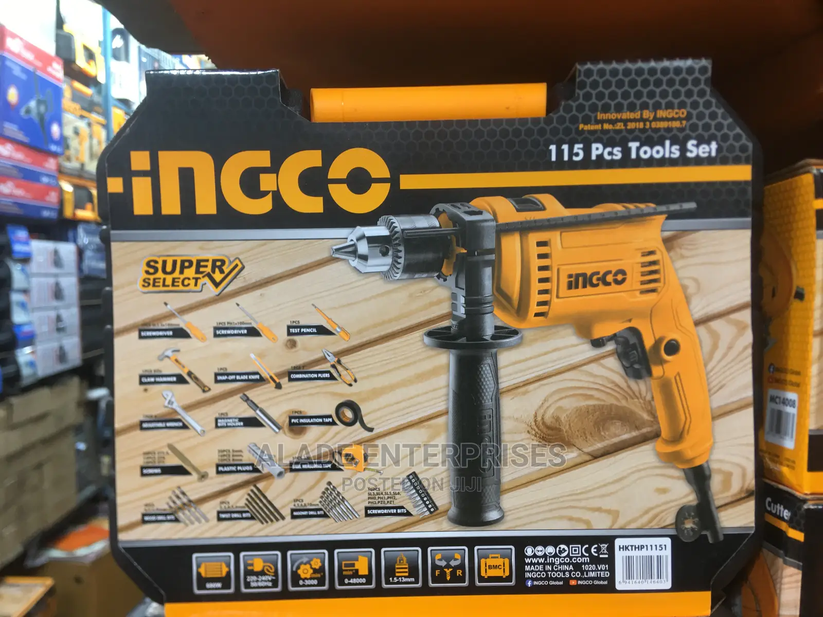 Ingco Drill 650 Watt With Multi-purpose Tools -