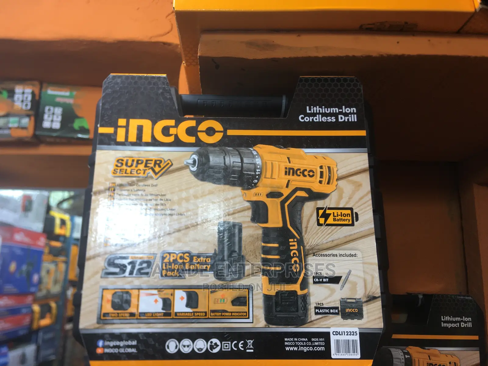 Ingco Heavy Duty 12V Cordless Drill