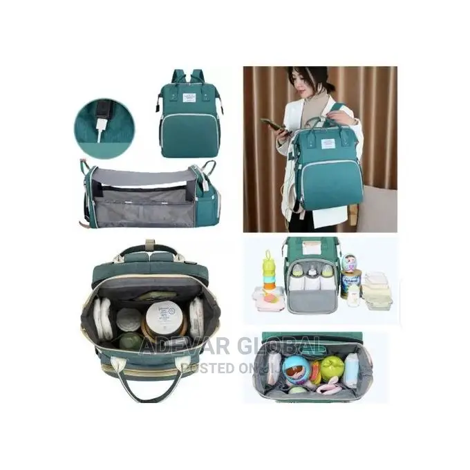 Baby Backpack Convertible Foldable Diaper Bag Bed Carry Cot