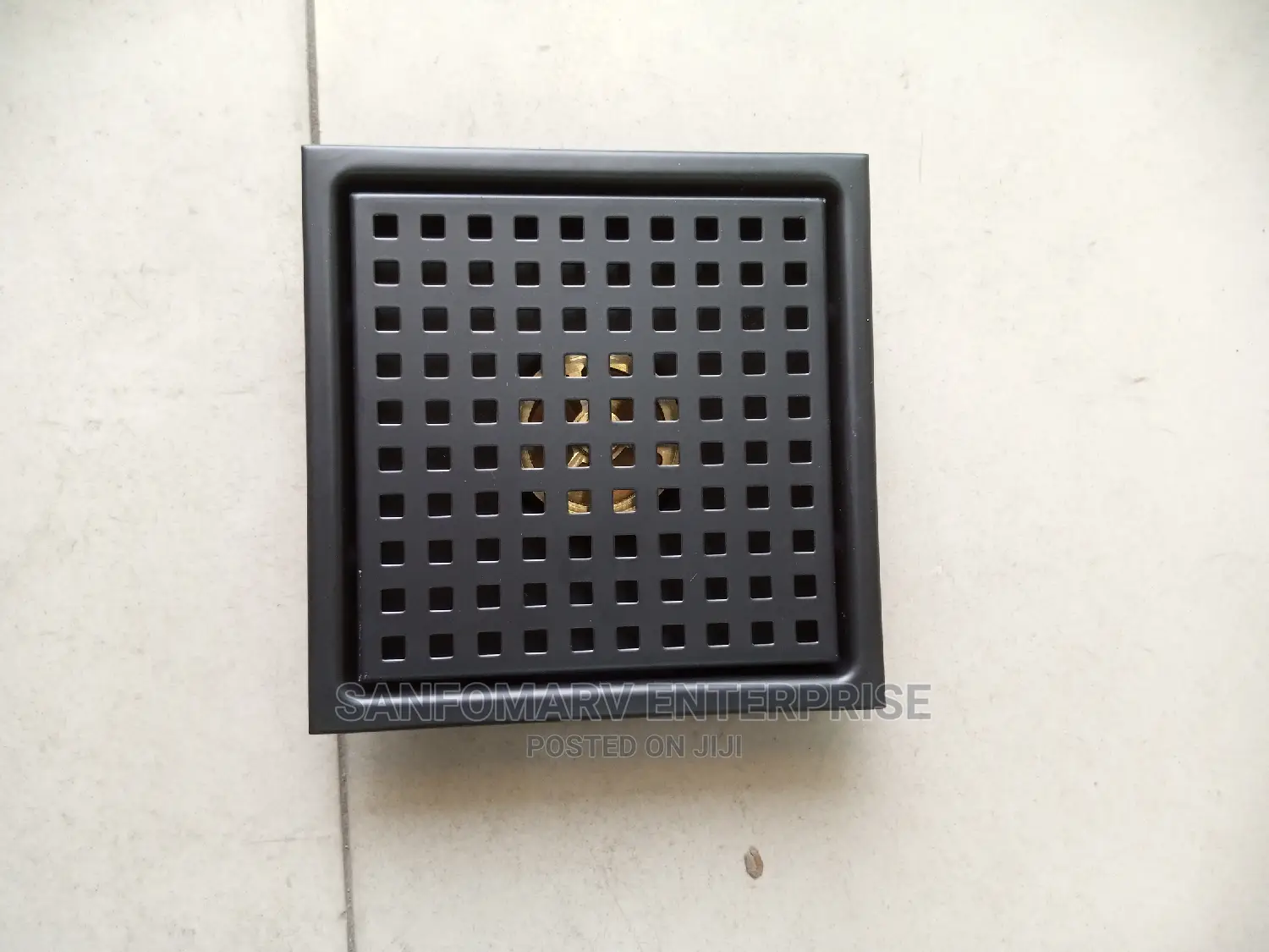 Square Black Floor Drain