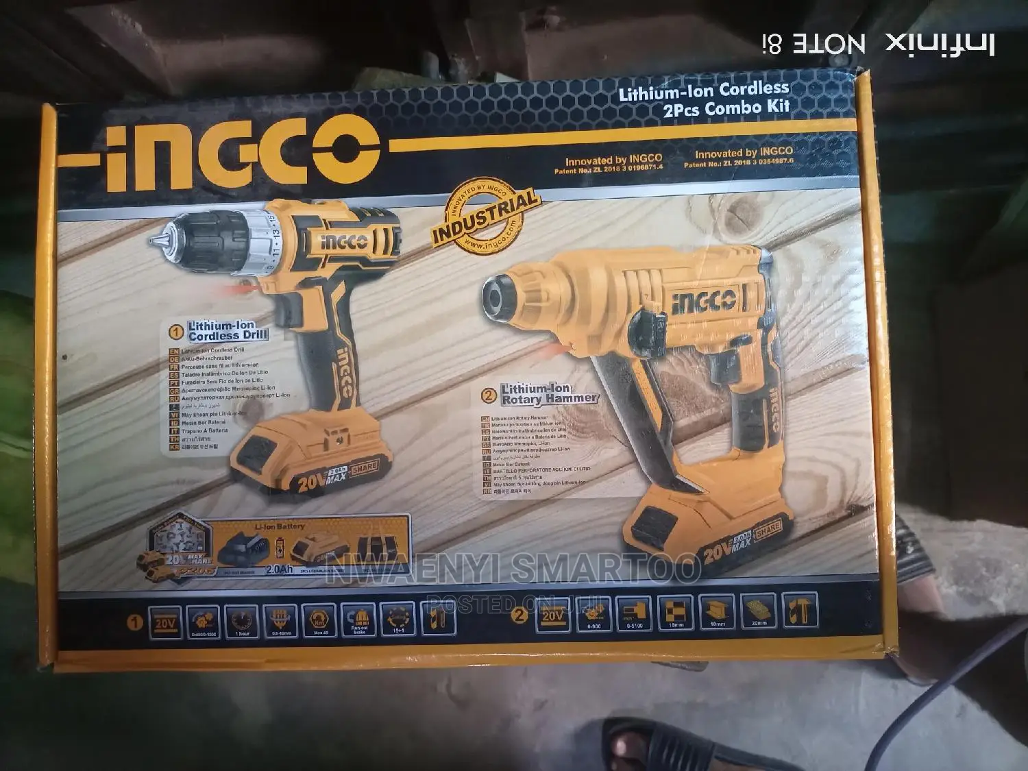 Battery Rotary Hammer and Drilling Machine