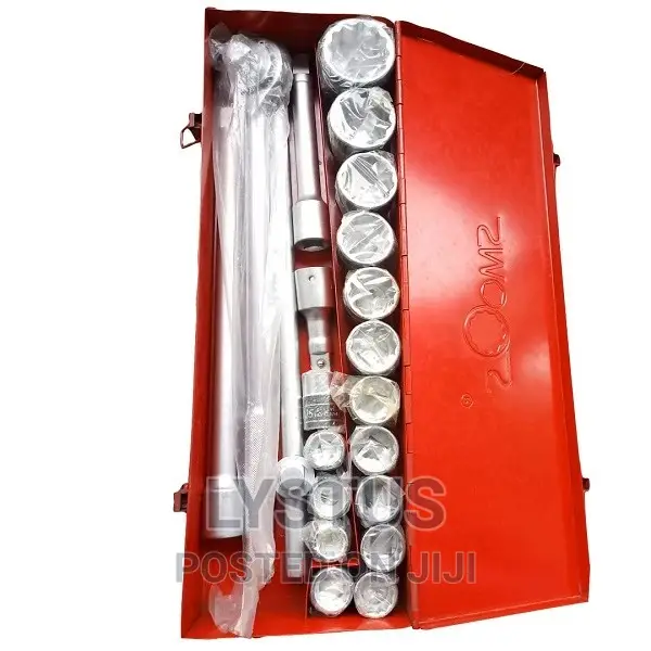 Smoos 19-50mm X 3/4” Drive Impact Socket Set 21 Pieces
