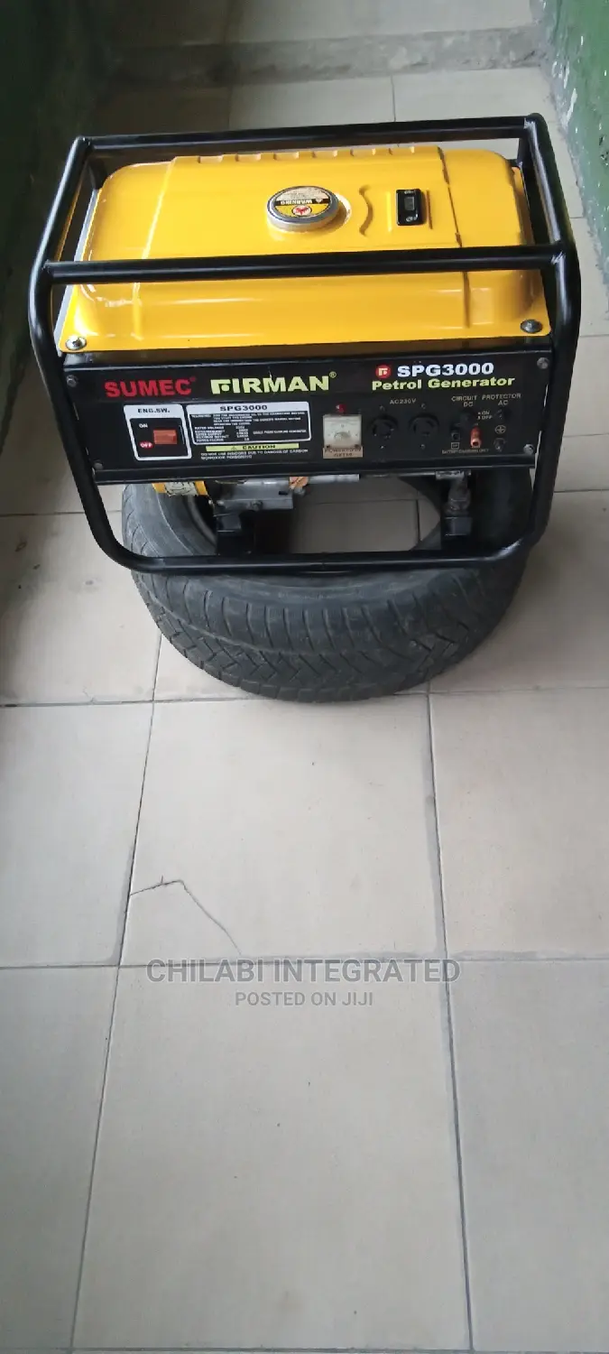 Fairly Used 2.8KV SUMEC FIRMAN SPG3000 100% Copper Generator