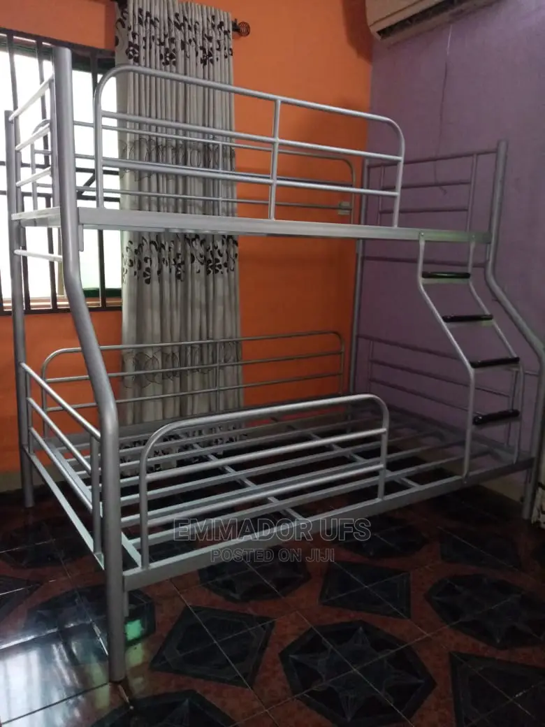 Trio Metal Bunk Bed for Kids With All Round Safety Guard