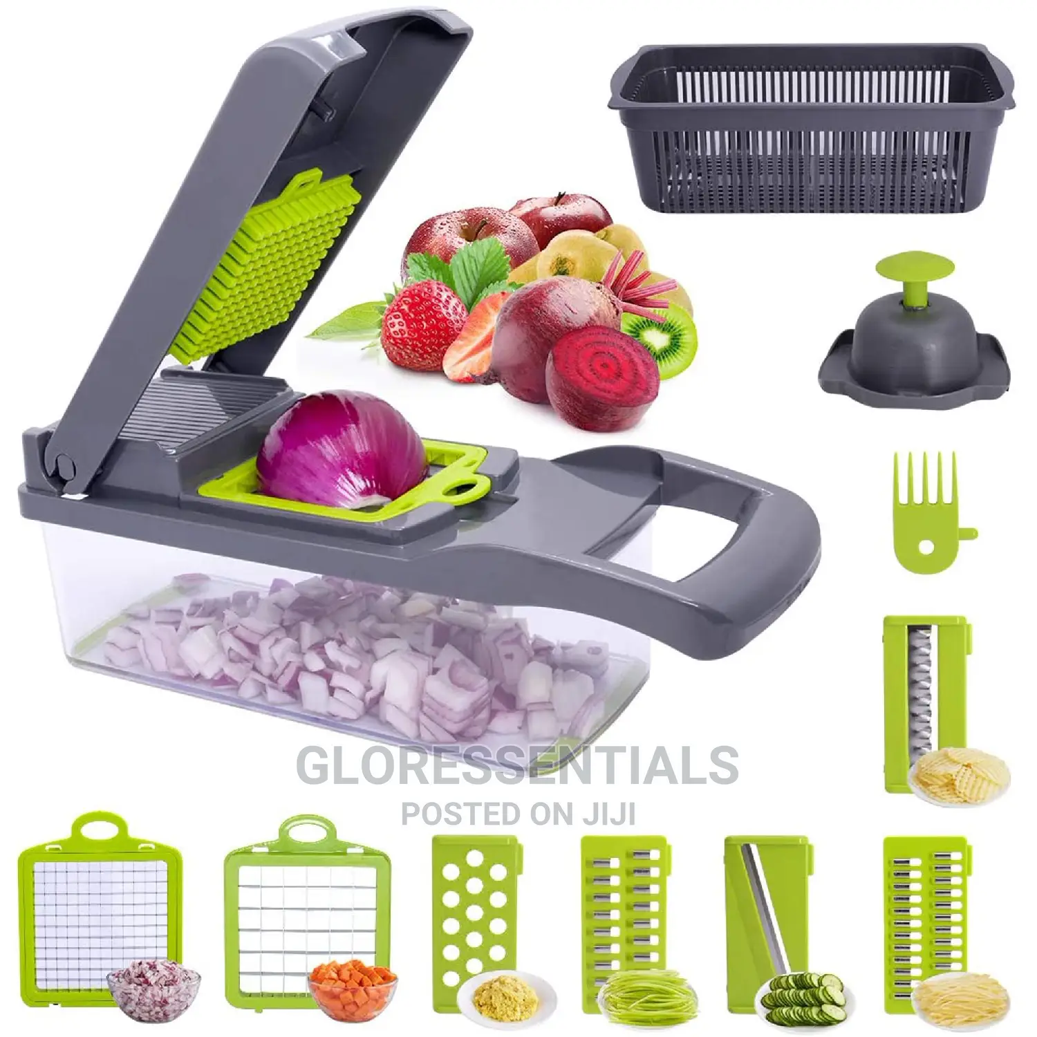 12 in 1 Multipurpose Vegetable Cutter,Dicer and Chopper
