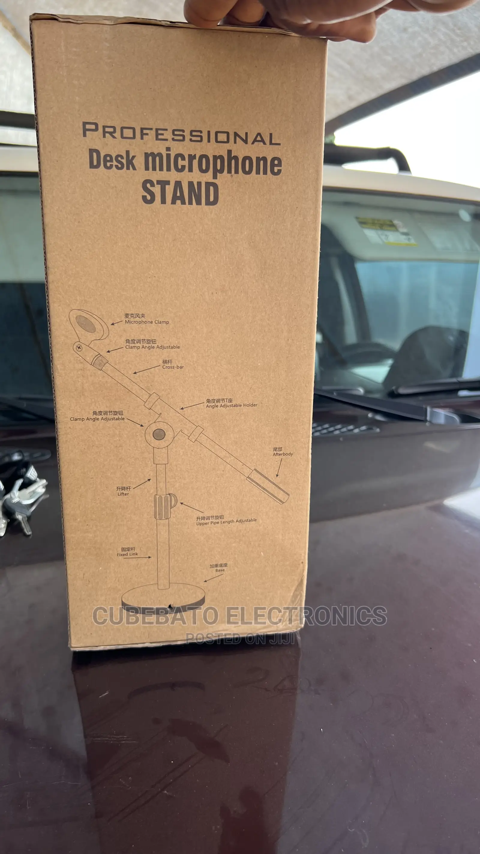 Tables Microphone Stands for Studios and Radio Stations