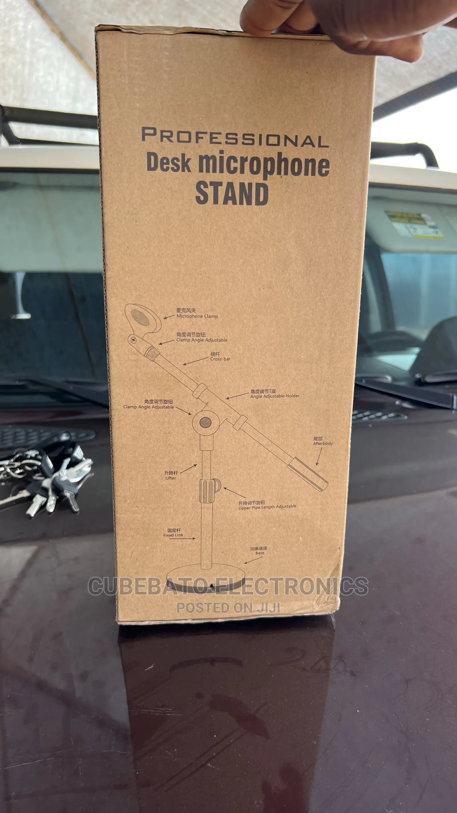 Tables Microphone Stands for Studios and Radio Stations