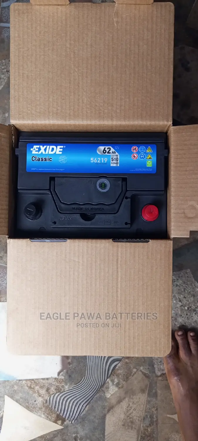 Exide 62ah 12v