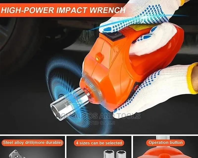 5in1 Electric Hydraulic Jack, Wrench Pump(5000kg Capacity)