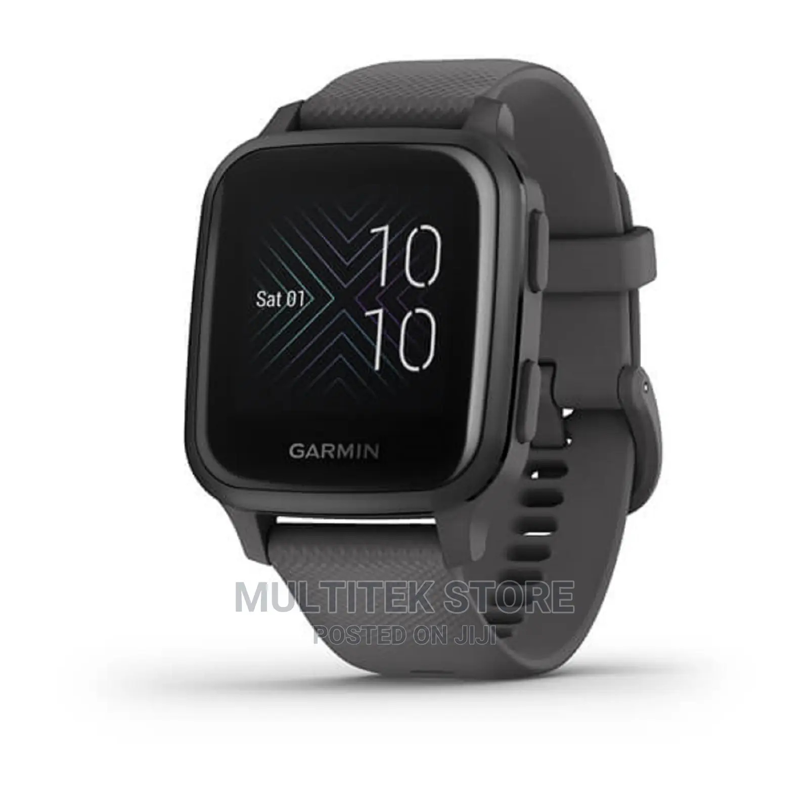 Garmin Venu Sq - Slate Aluminium Bezel With Silicone Band