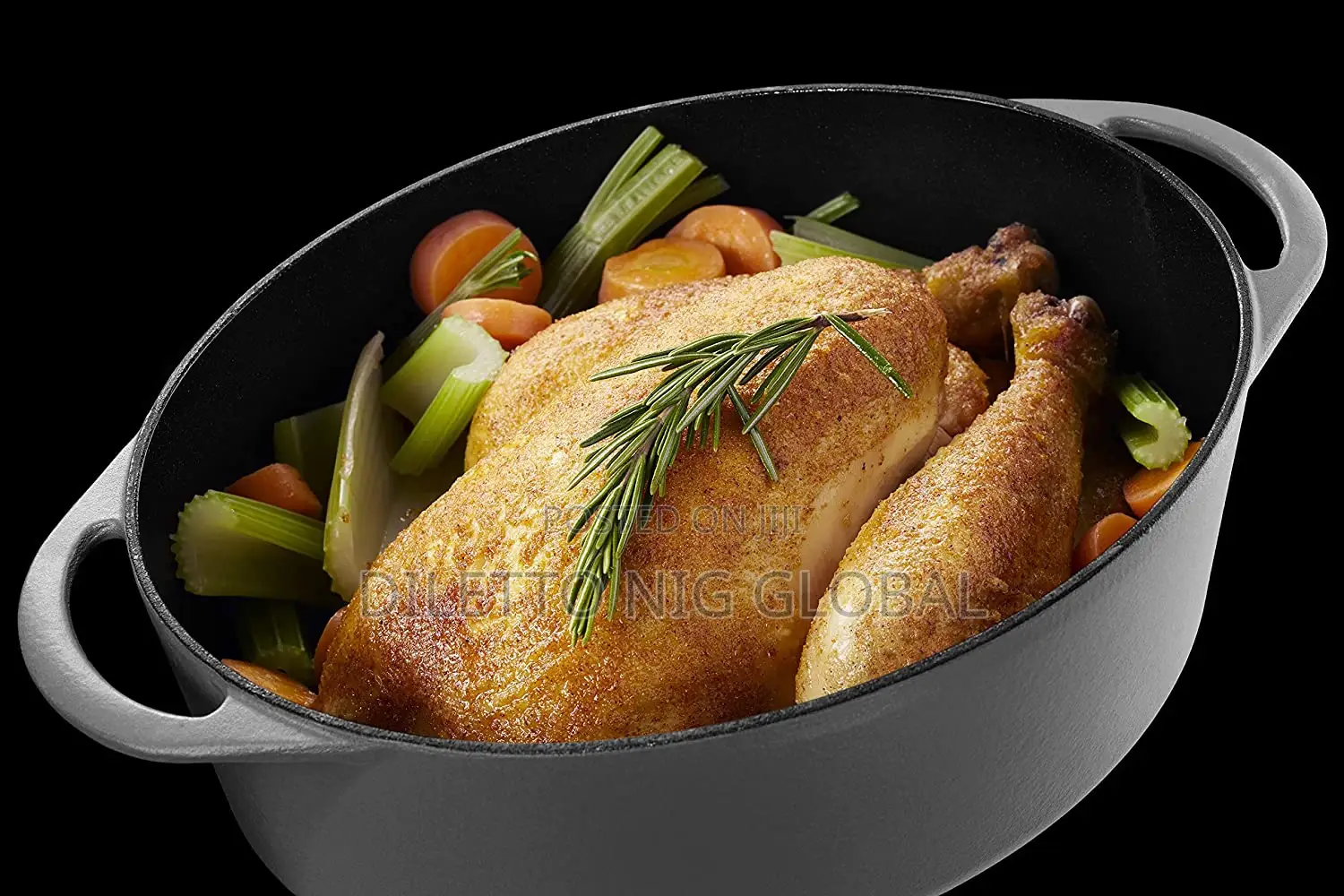 Vivo Legacy 4.2l/24cm Cast Iron Casserole Oven Pot