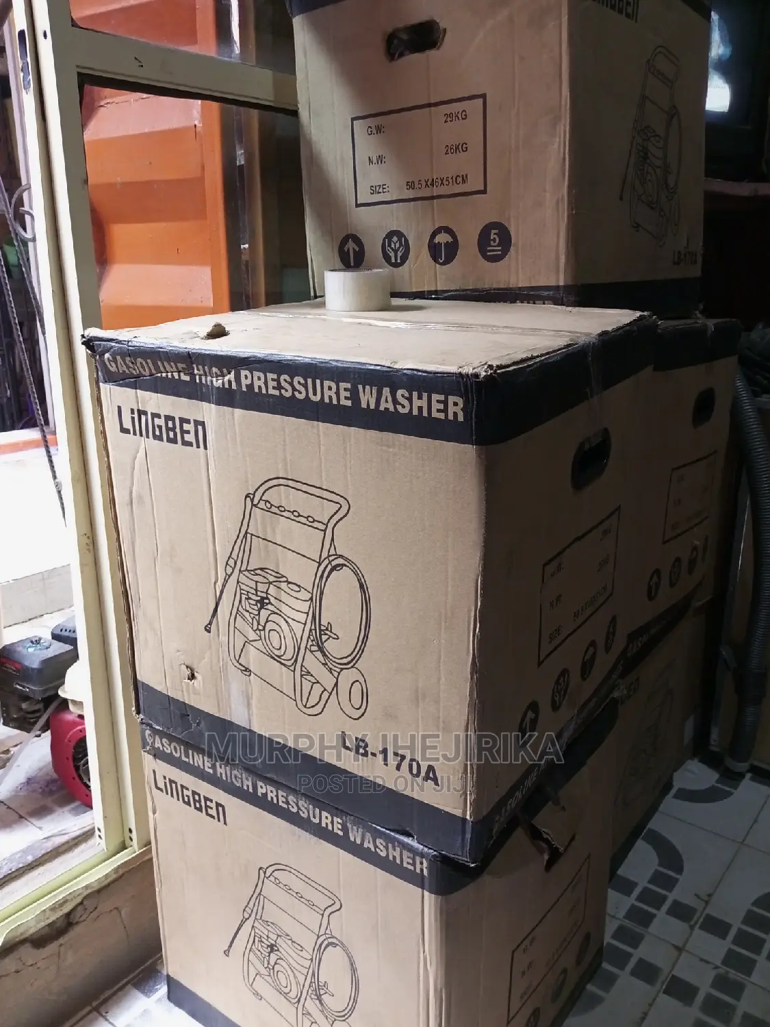 Lingben Gasoline High Pressure Washer 5.5hp