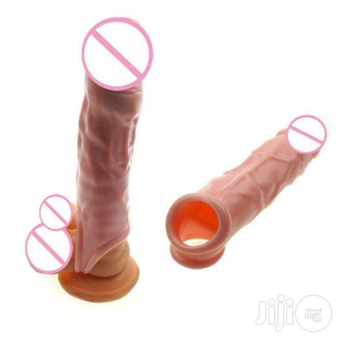 Resusable Penis Enlargement Extender Condom