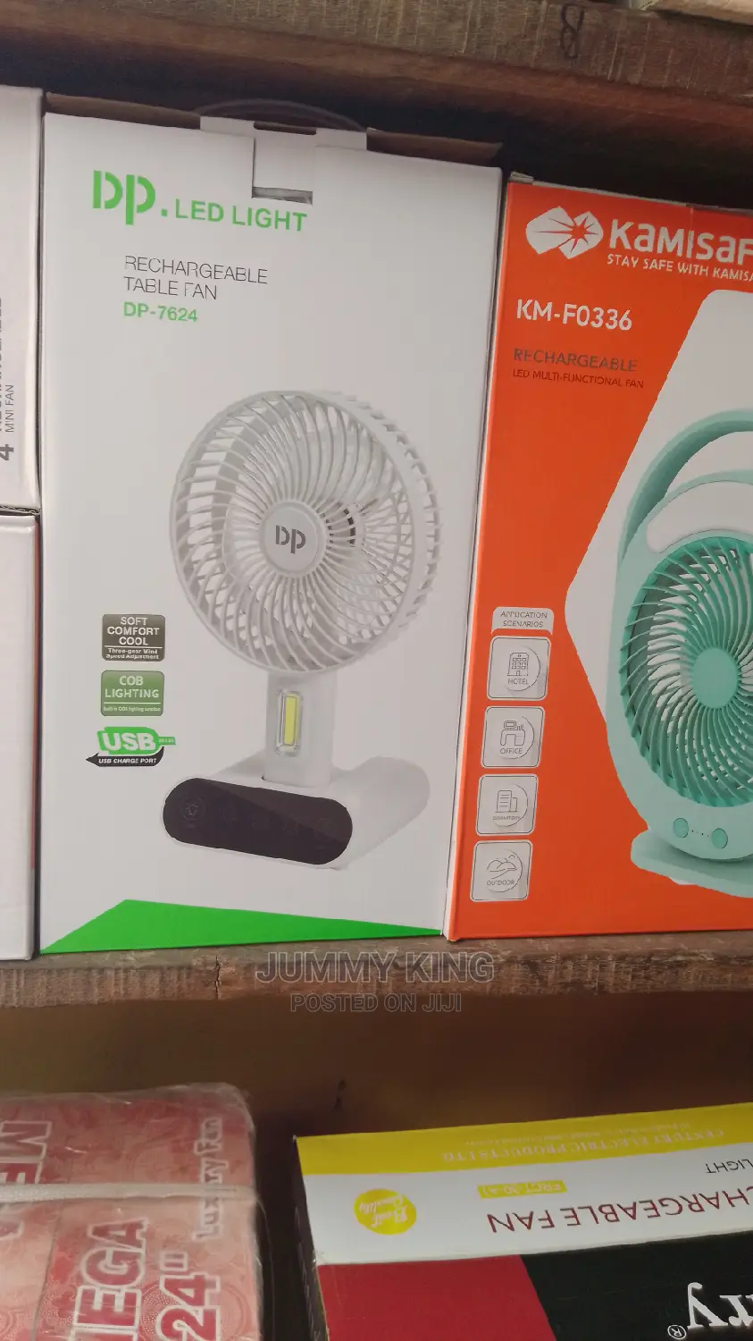 Rechargeable Table Fan