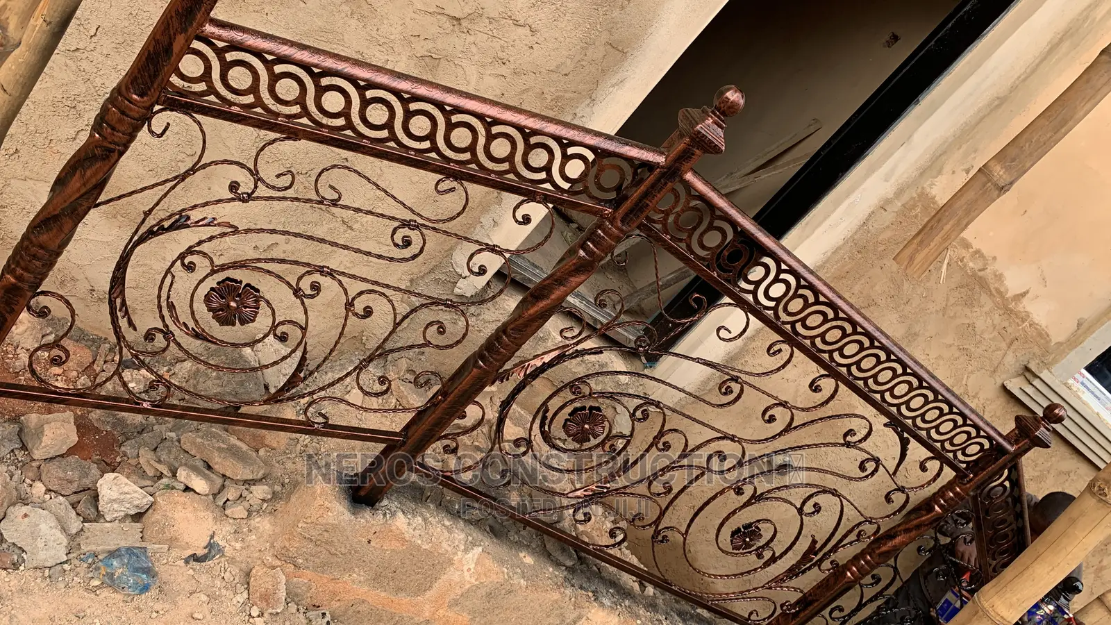 Wrought Iron Rail in Nigeria