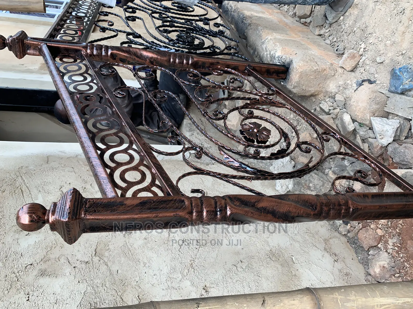 Wrought Iron Rail in Nigeria