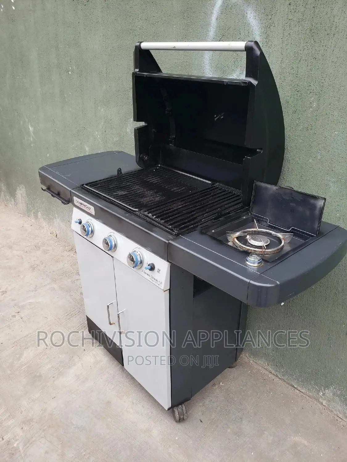 Gas Barbecue Grill BBQ 4burner Gas Grill With Side Stove