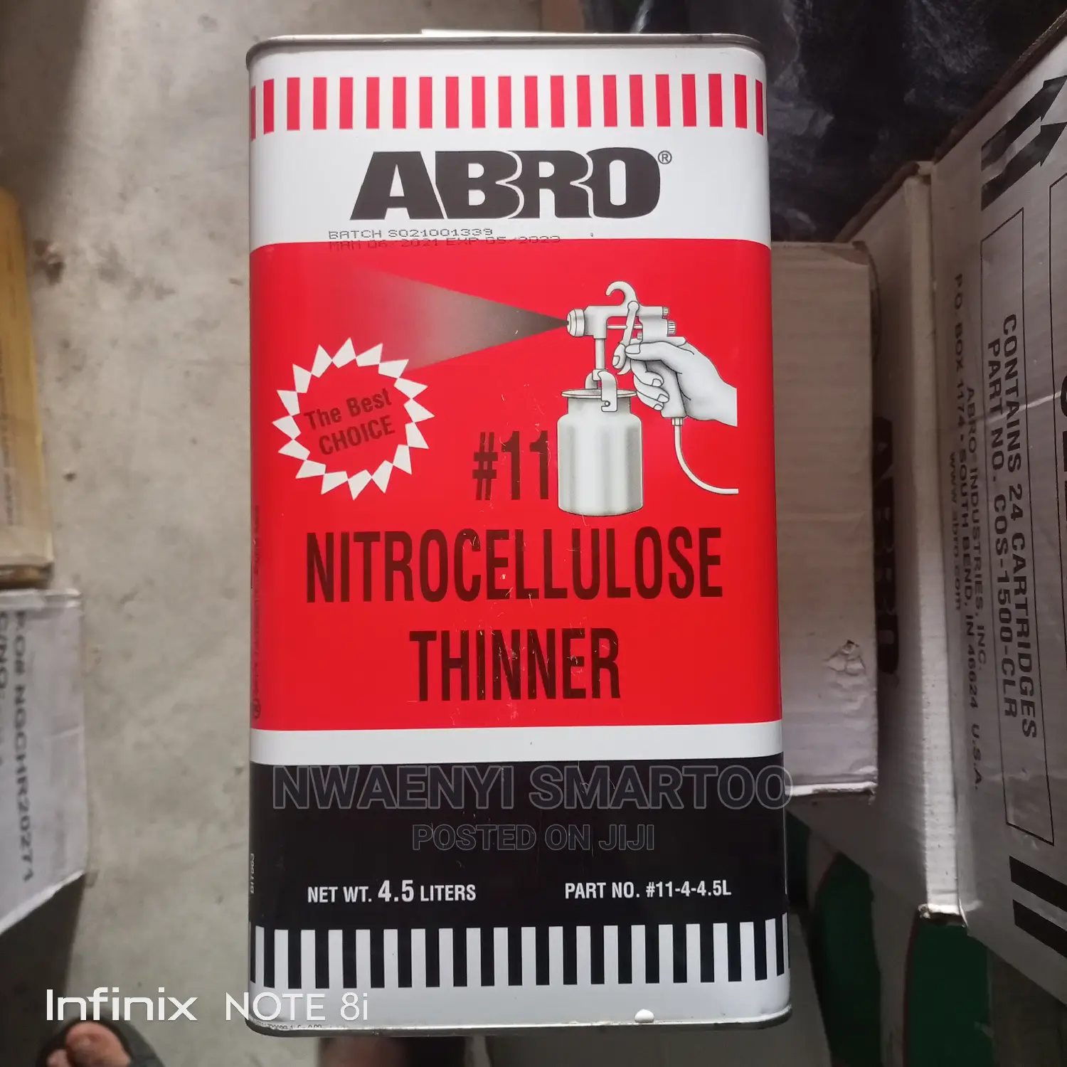 Heavy Duty 4.5litres Original Abro Thinner