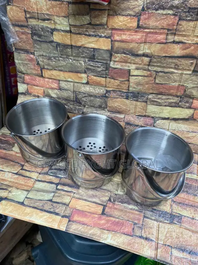 Bar Ware 1l Stainless Steel Ice Bucket With Ice Picker