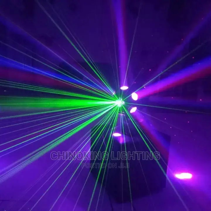 12*10W Powerful RGBW LED RG Laser Moving Head