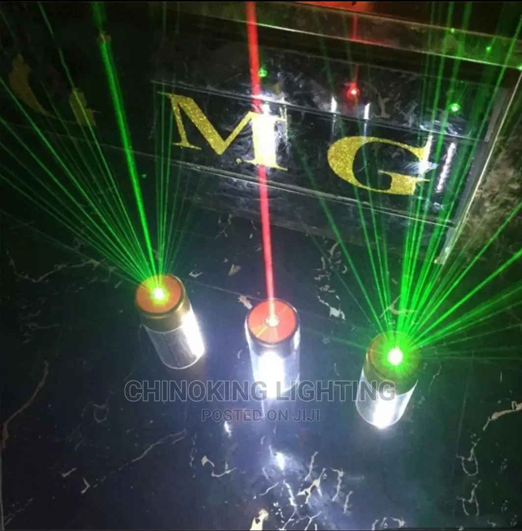 Champagne Led Strobe Light With Laser Light