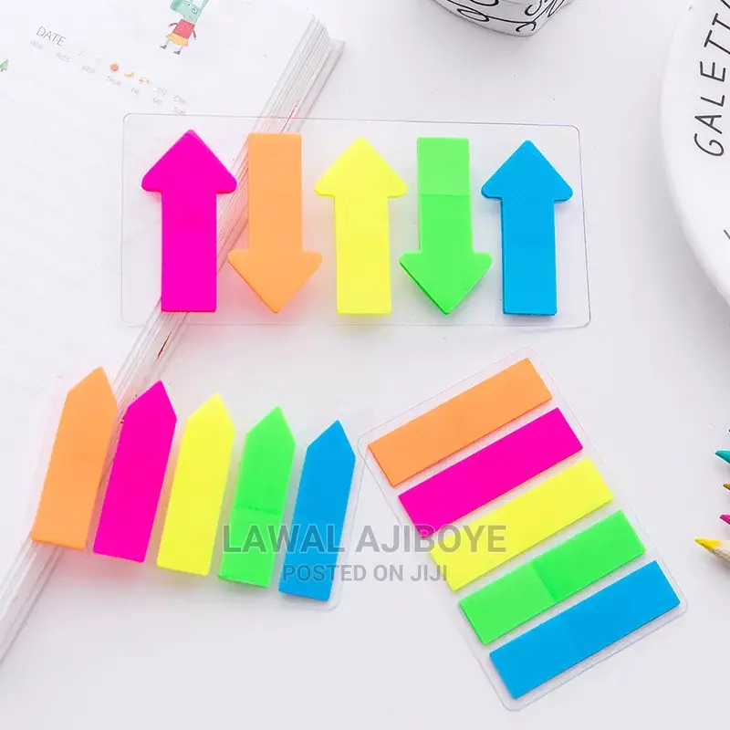 Colorful 20 Sheets 5 Colors Creative Arrow Index Tabs Flags