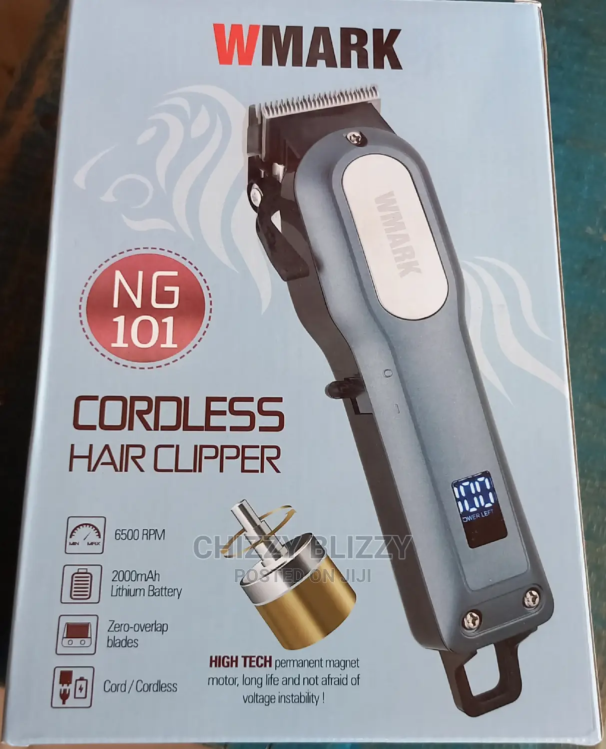 Wmark Digital Cordless Hair Clipper