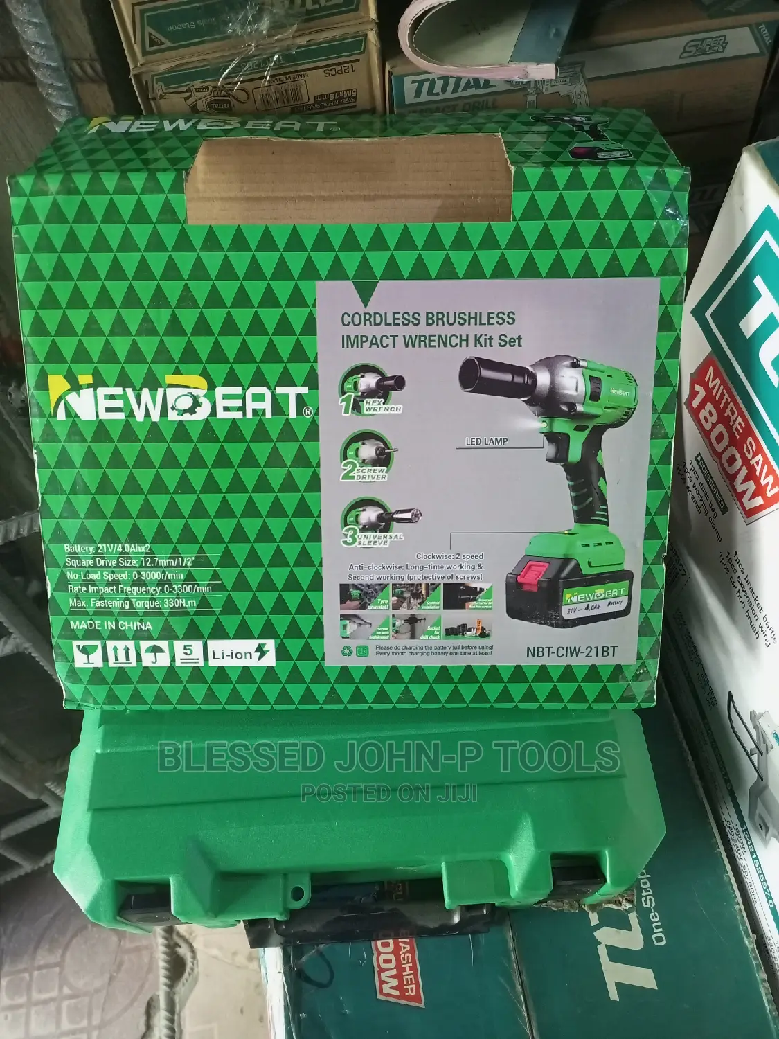 Battery Impact Wrench 1/2"