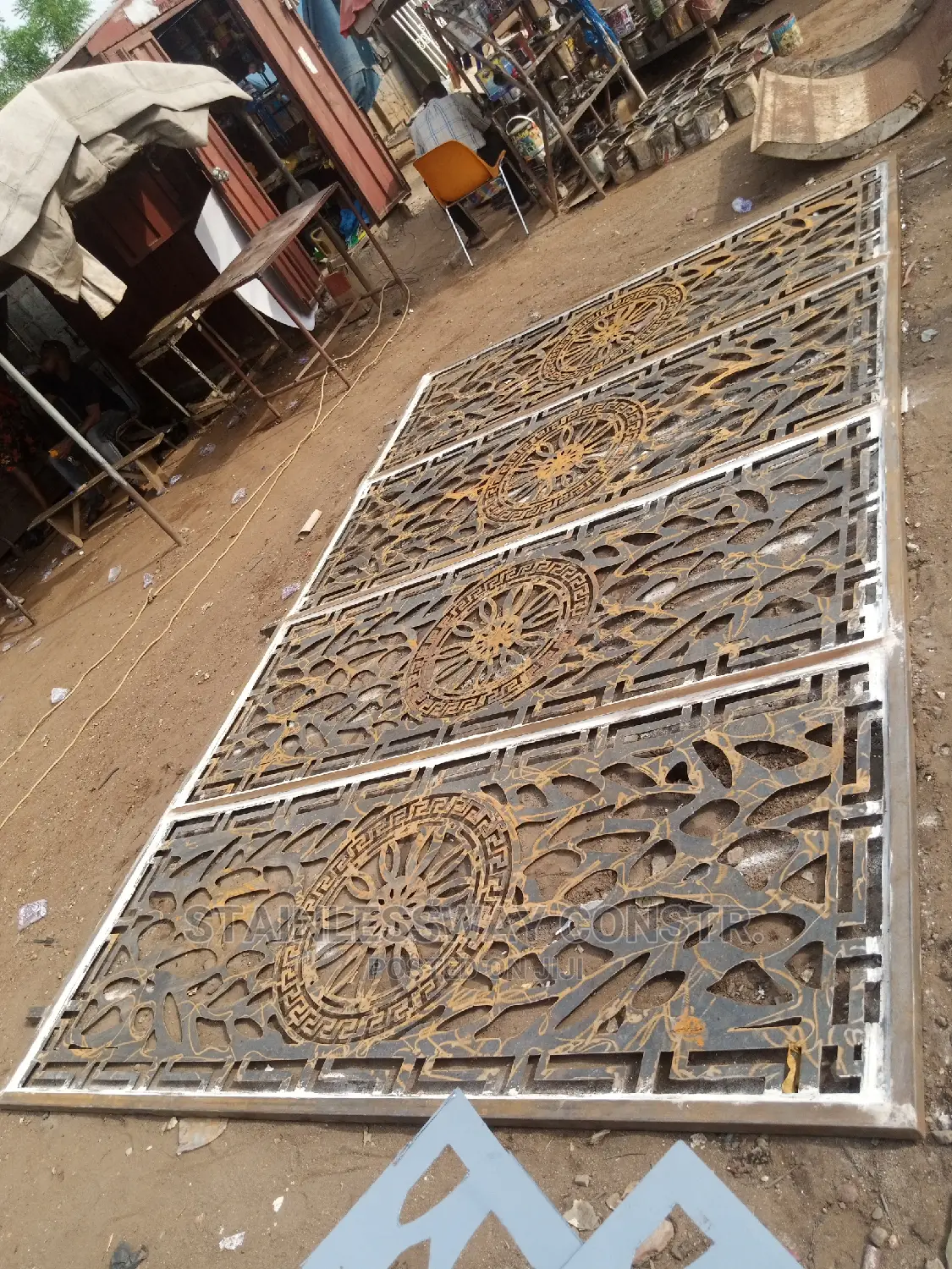 Lasercut Fence Divider Ash Colour